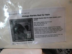 barbie red for rain write